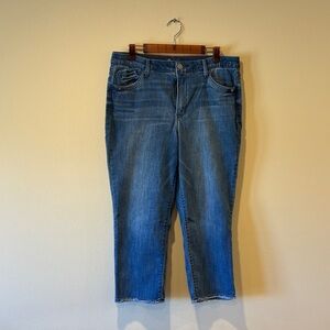 Democracy Blue Ankle Jeans